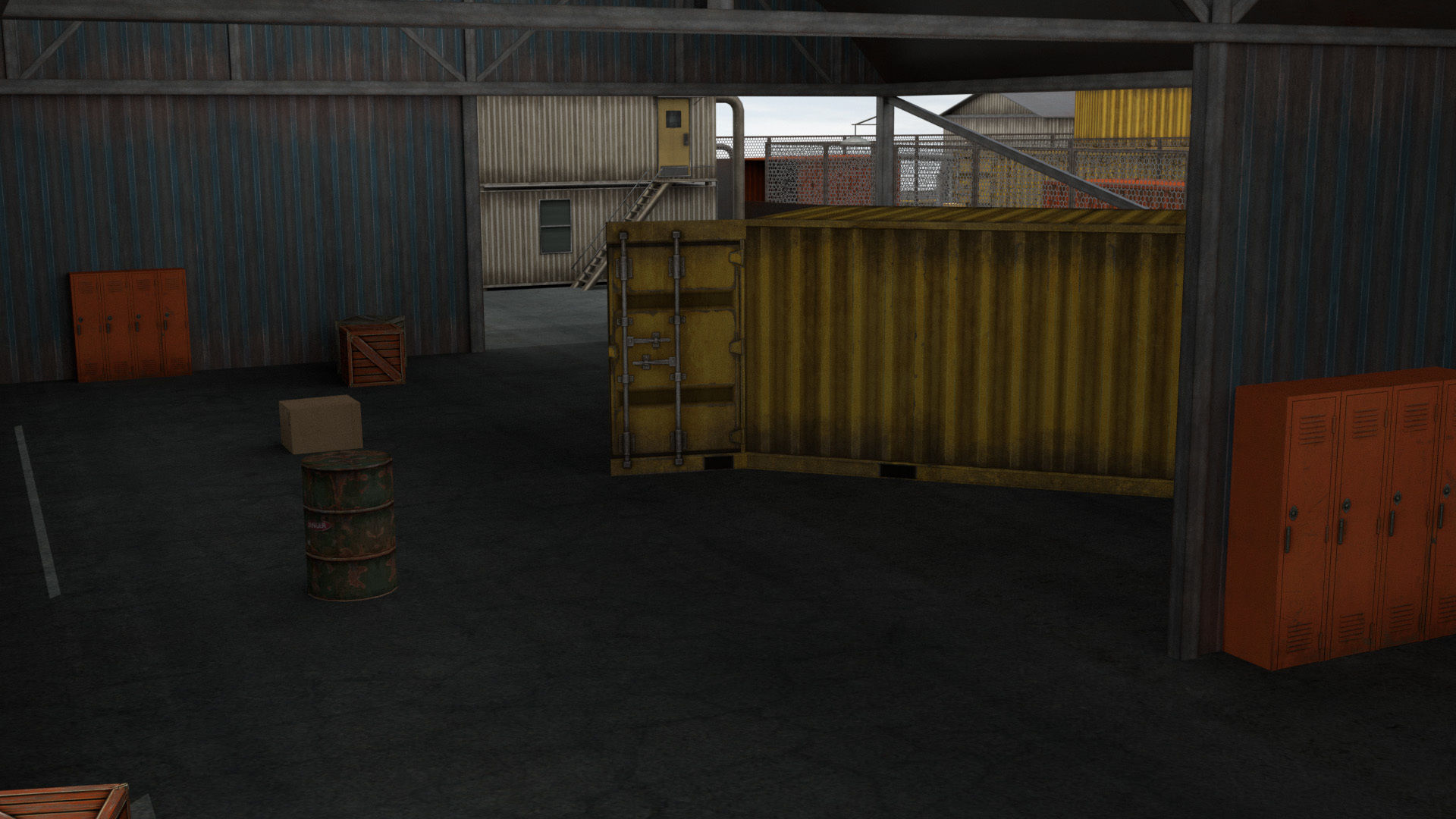 Industrial  Area - Scene Low-poly 3D model_25