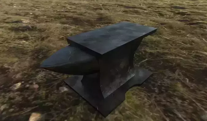 Basic Anvil Free low-poly 3D model