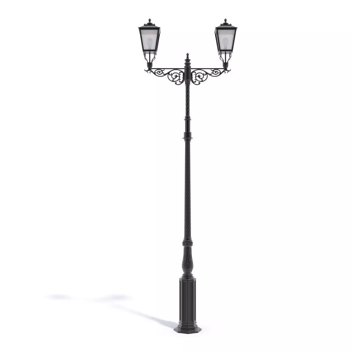 Cast Iron Street Lamp 3D model