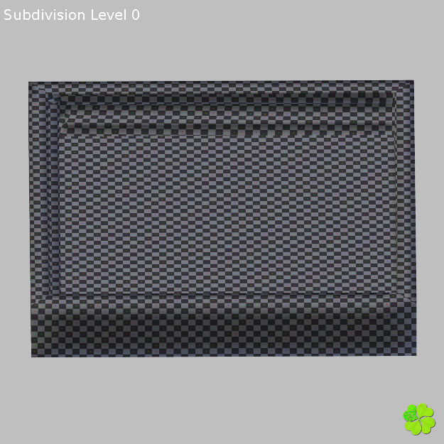 Binary puzzle low poly rigged Low-poly 3D model_39