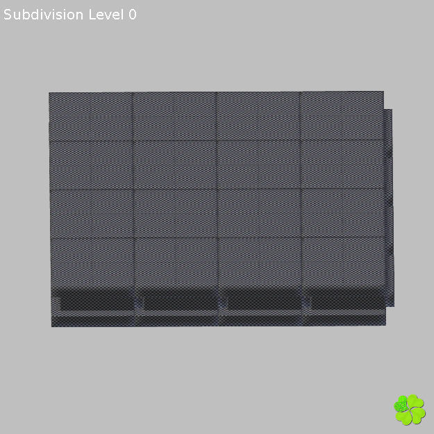 Binary puzzle low poly rigged Low-poly 3D model_41