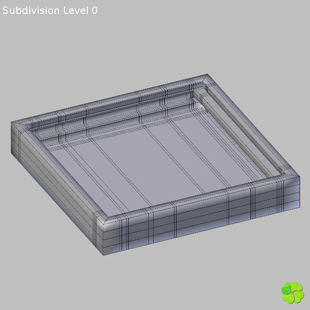 Binary puzzle low poly rigged Low-poly 3D model_24