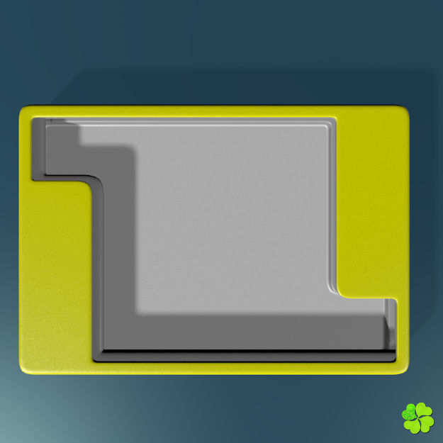 Binary puzzle low poly rigged Low-poly 3D model_16