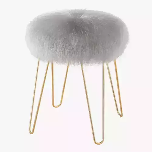Blanco Stool - White 3D model