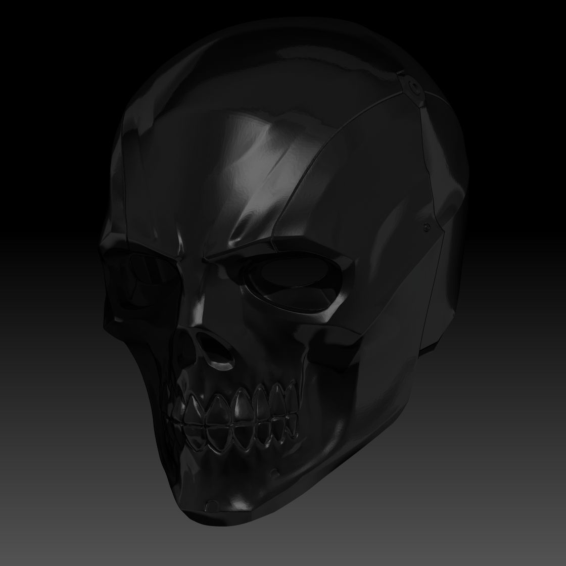 Black Mask Batman DC 3D Printable Model 3D print model_5
