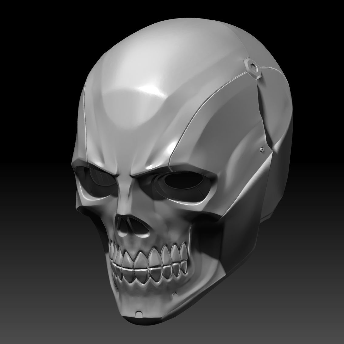 Black Mask Batman DC 3D Printable Model 3D print model_1