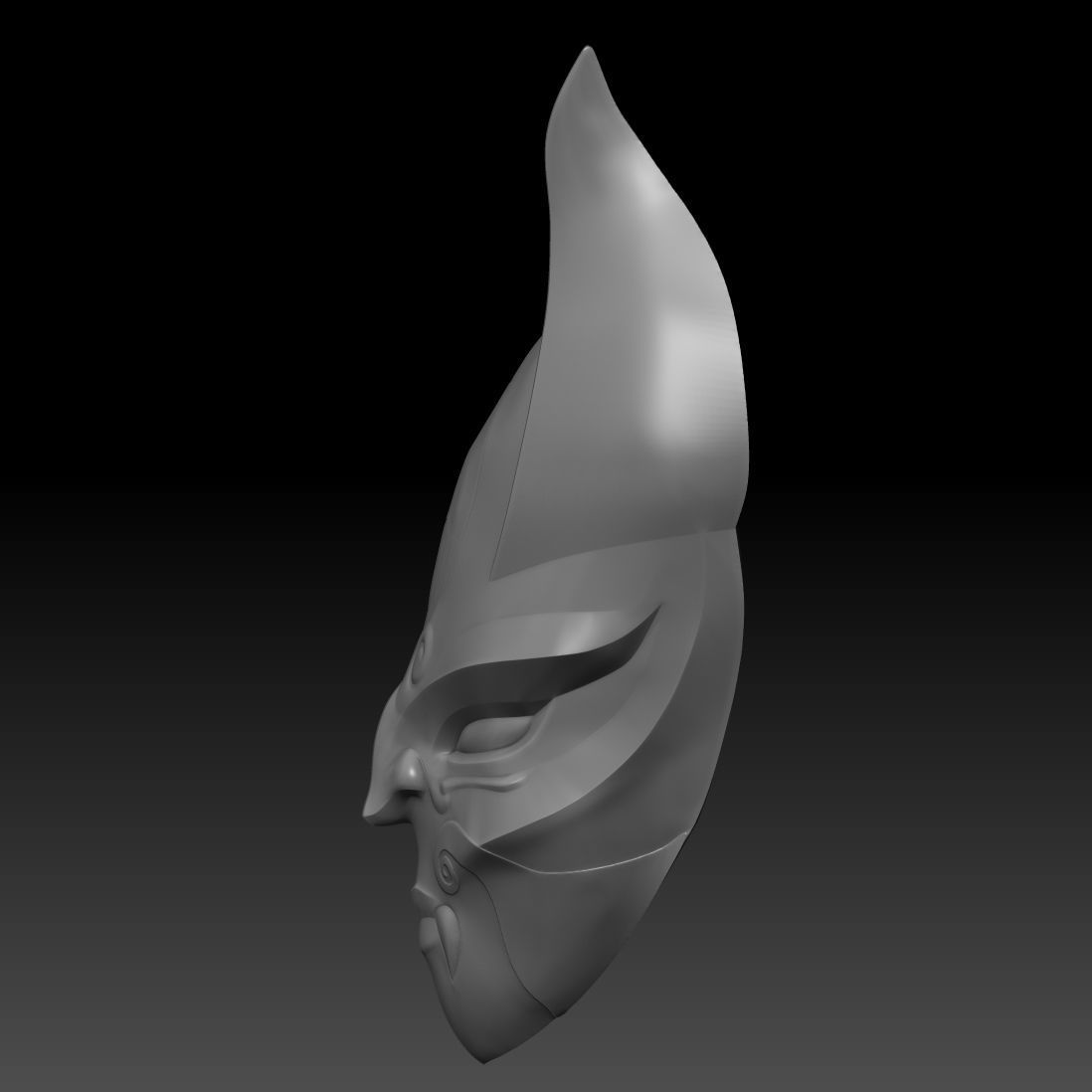 Diana Blood Moon mask 3D printable model 3D print model_3