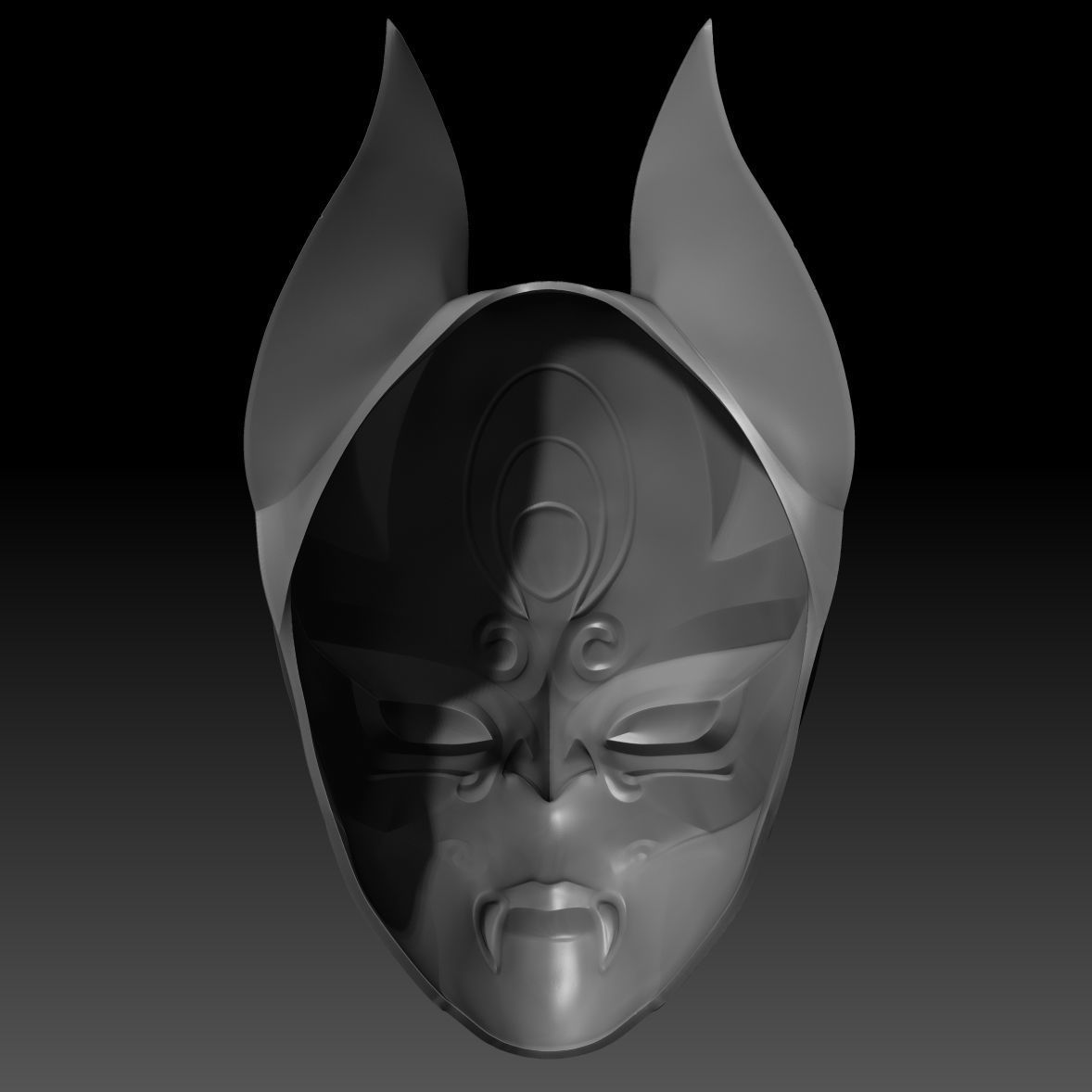 Diana Blood Moon mask 3D printable model 3D print model_4