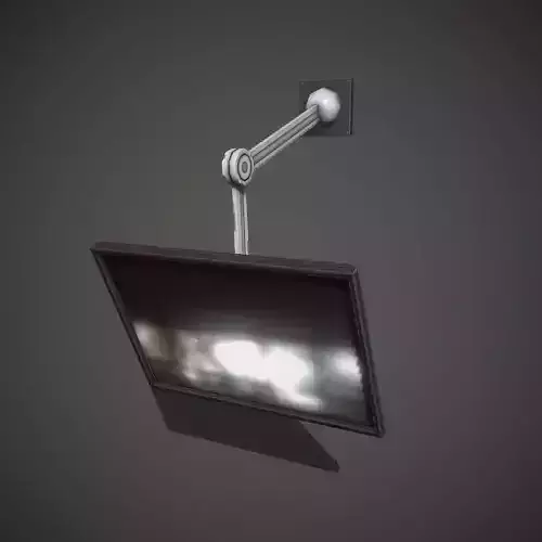 Wall-mounted monitor