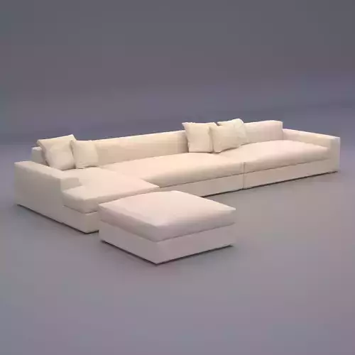 Stylex yoom lounge seating sofa 3D model