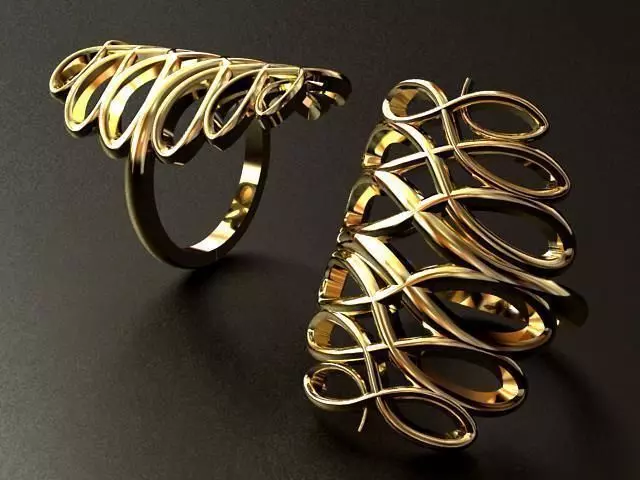 Infinity Weave Ring 3D print model_0