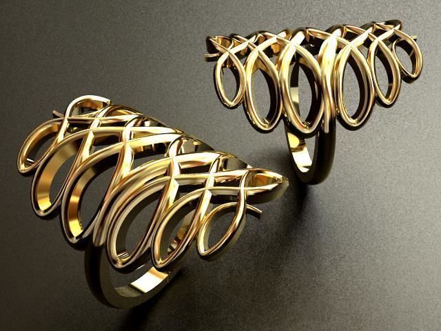 Infinity Weave Ring 3D print model_5