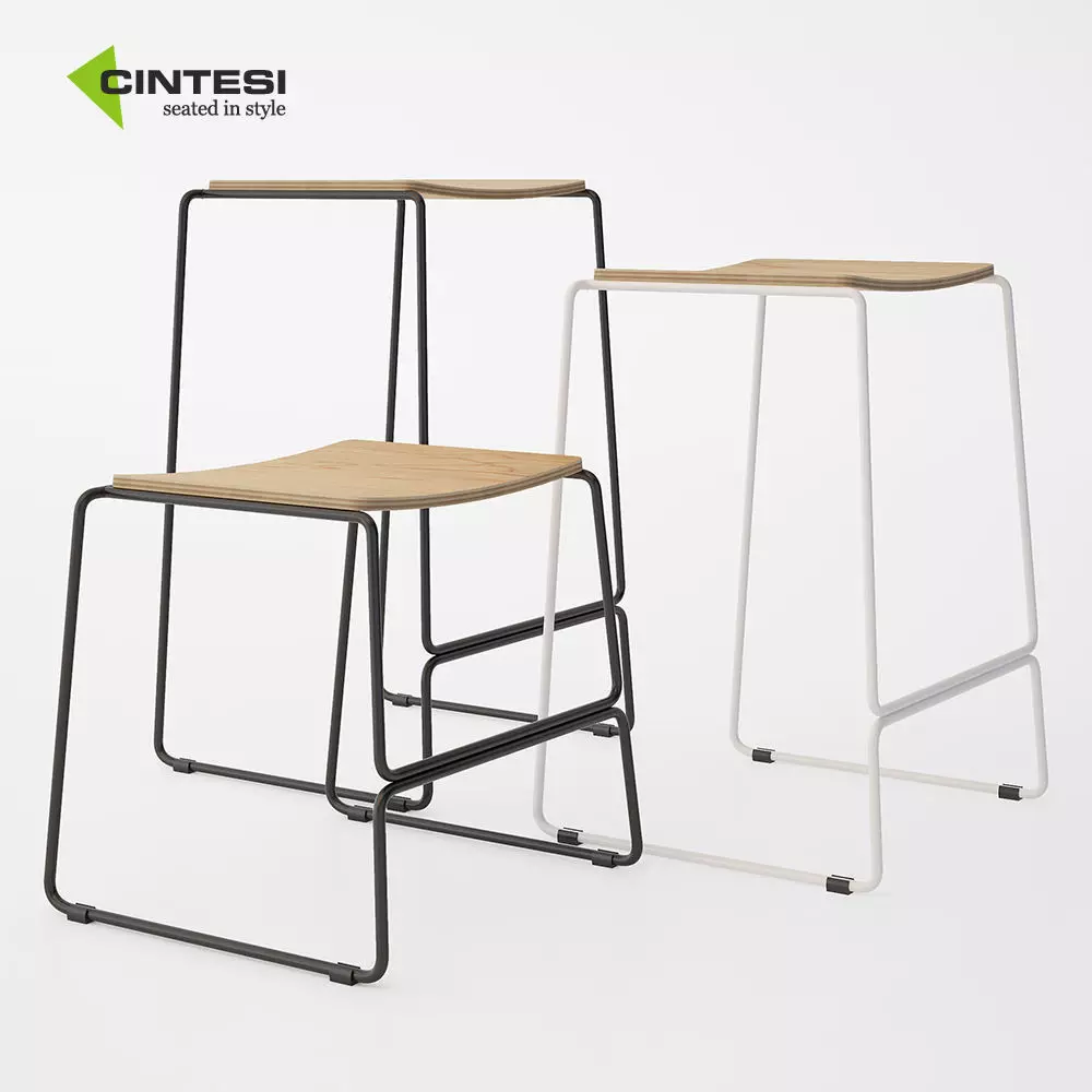 Cintesi Colorado Wire Bar Stool 3D model_0