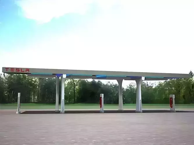 Tesla Charging Station