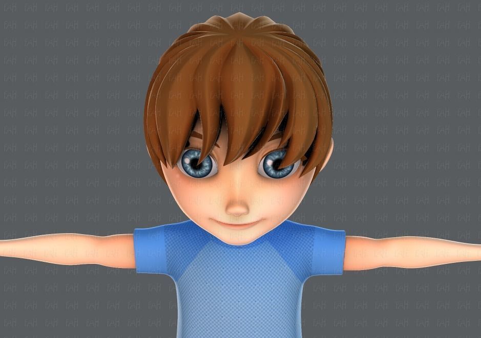 Boy character 3D model_42