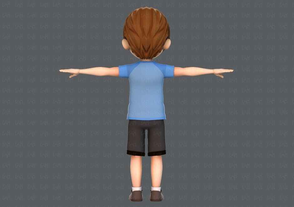 Boy character 3D model_6