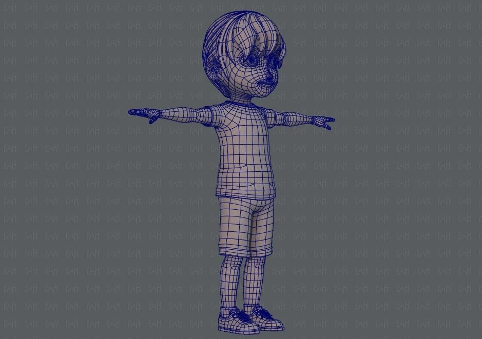 Boy character 3D model_11