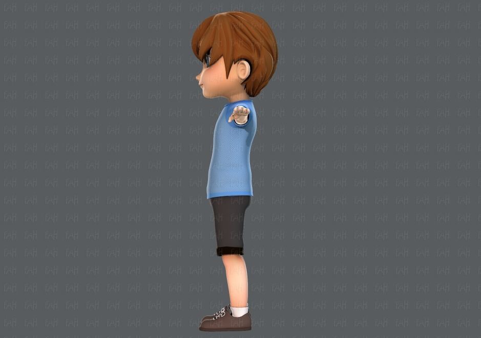 Boy character 3D model_8