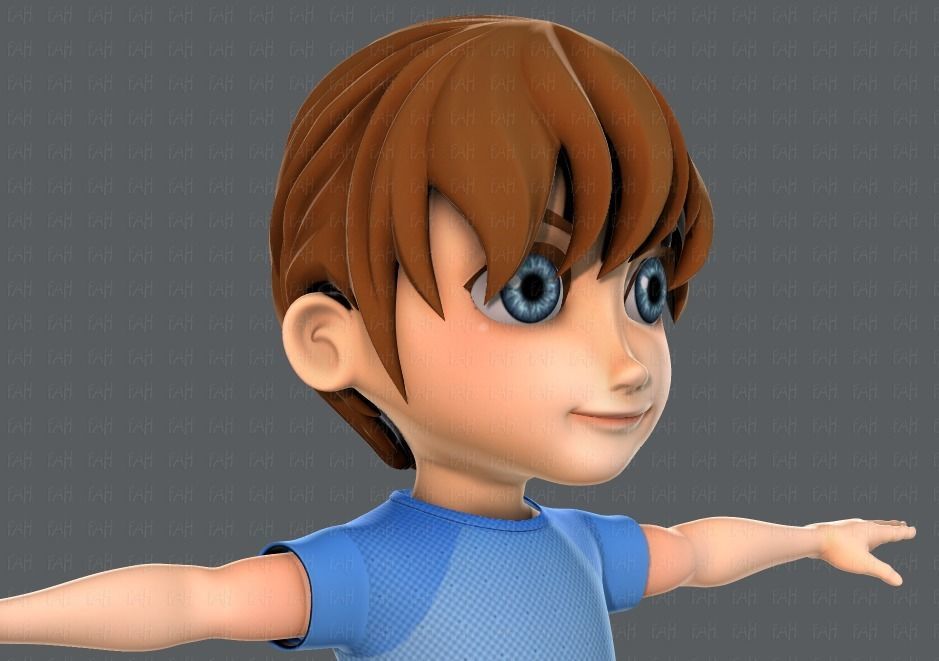 Boy character 3D model_19