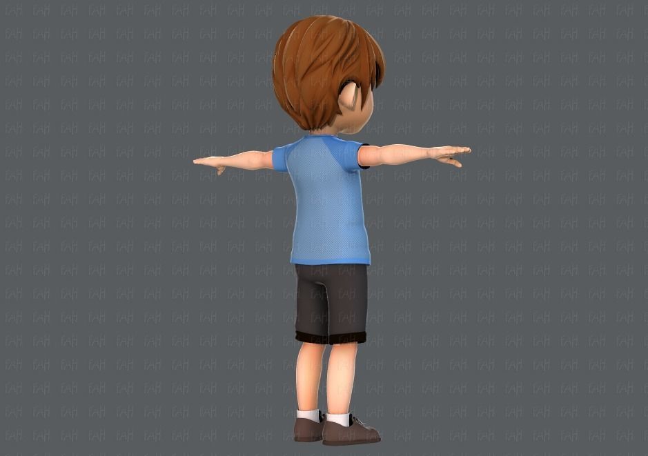 Boy character 3D model_5