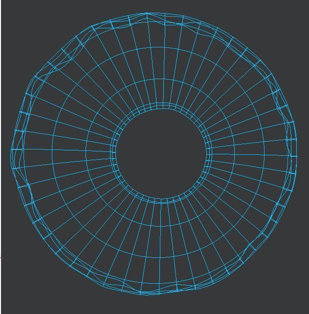 Sweet Doughnut Low-poly 3D model_2