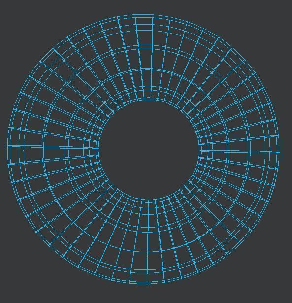 Sweet Doughnut Low-poly 3D model_5