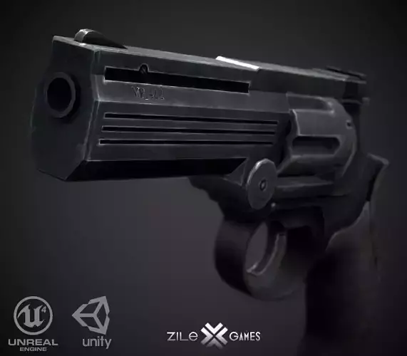 MPREX gun Free low-poly 3D model