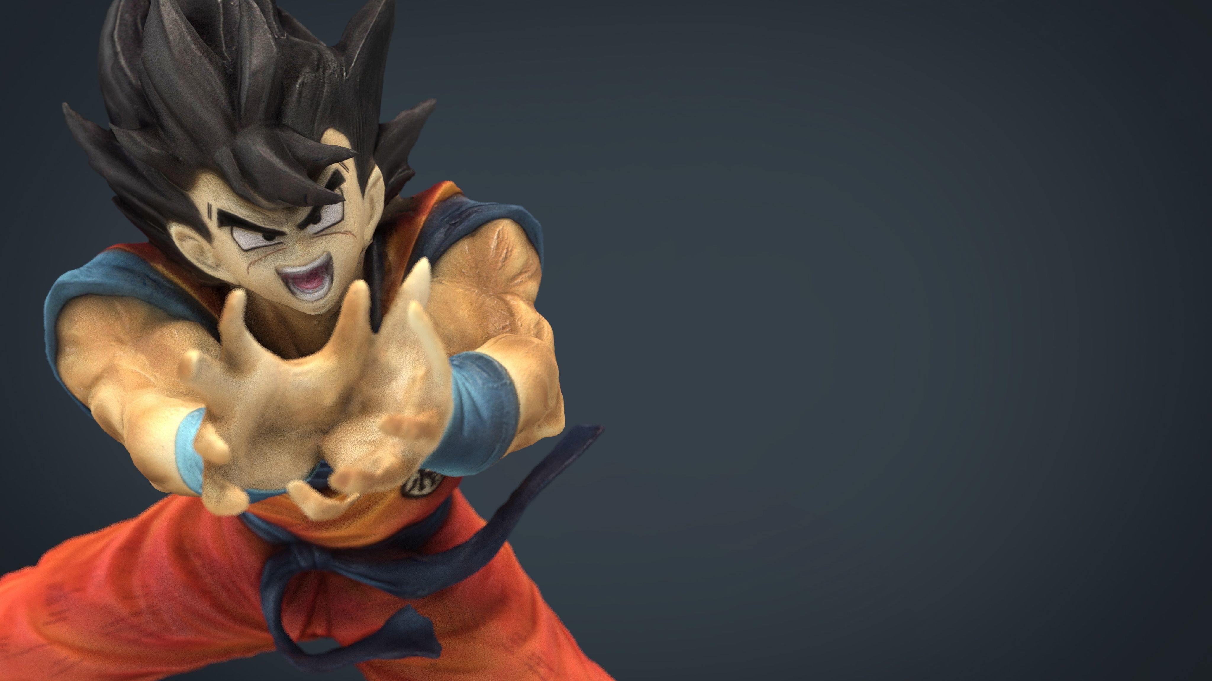 GOKU Dragon Ball Low-poly 3D model_2