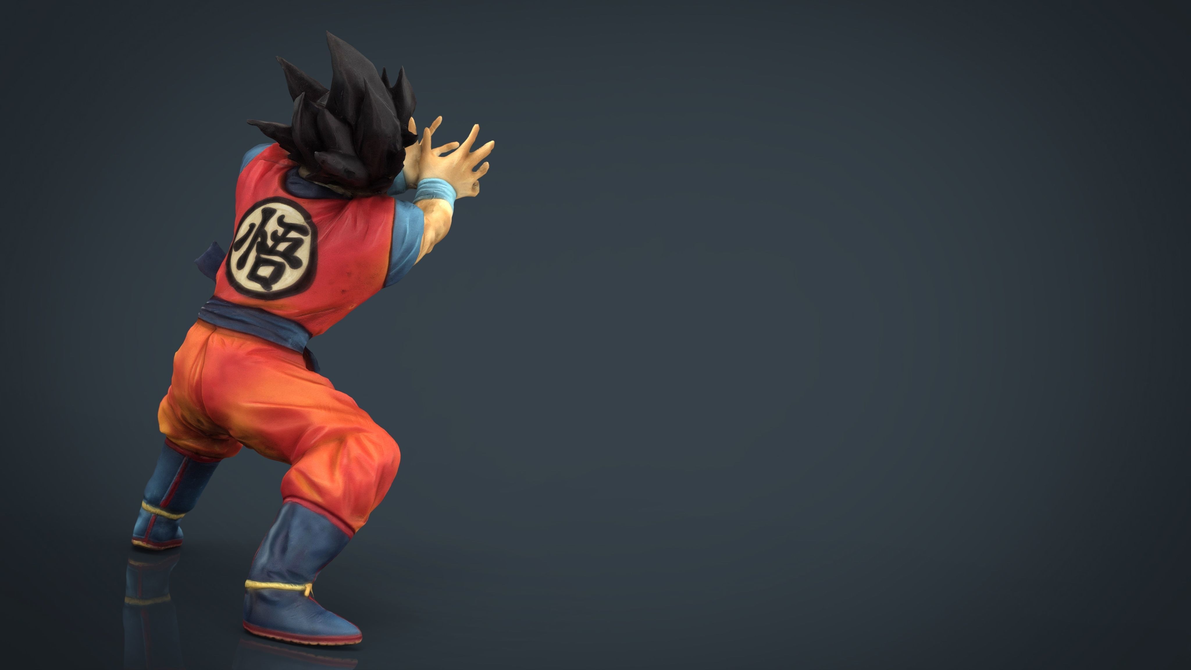 GOKU Dragon Ball Low-poly 3D model_7