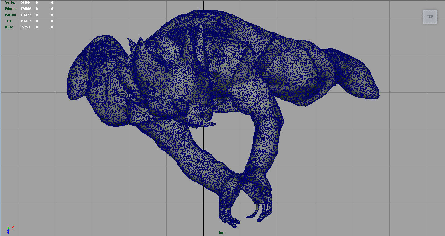 GOKU Dragon Ball Low-poly 3D model_11