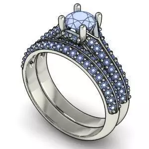 MAU NU TRANG FILE 3D NHAN KIM CUONG Free 3D print model