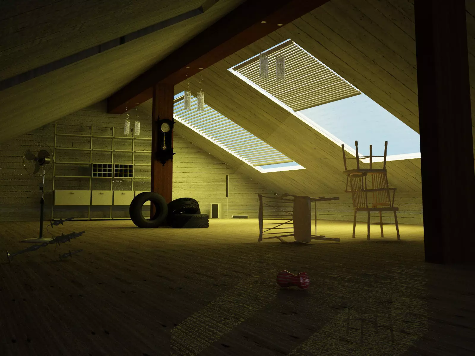 Deserted Space 3D model_0