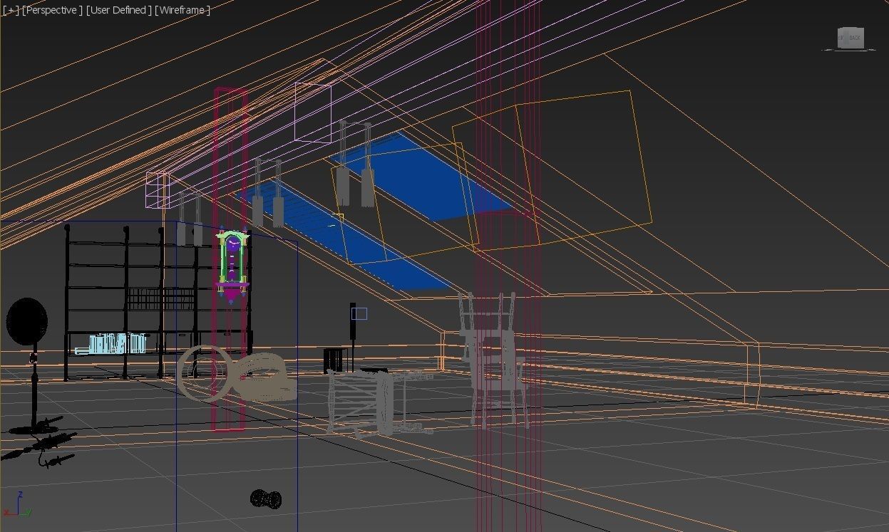Deserted Space 3D model_1