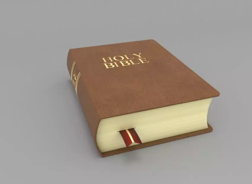 Holy Bible 3D model_0