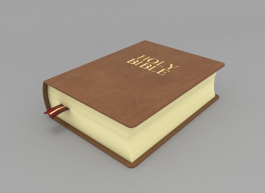 Holy Bible 3D model_1