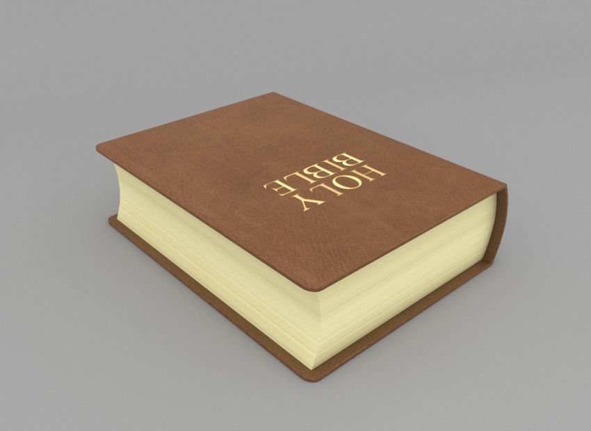 Holy Bible 3D model_2
