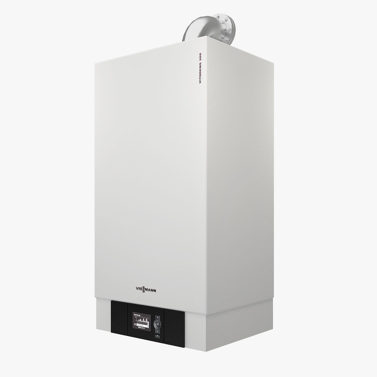Viessmann Vitodens 300-w Low-poly 3D model_1