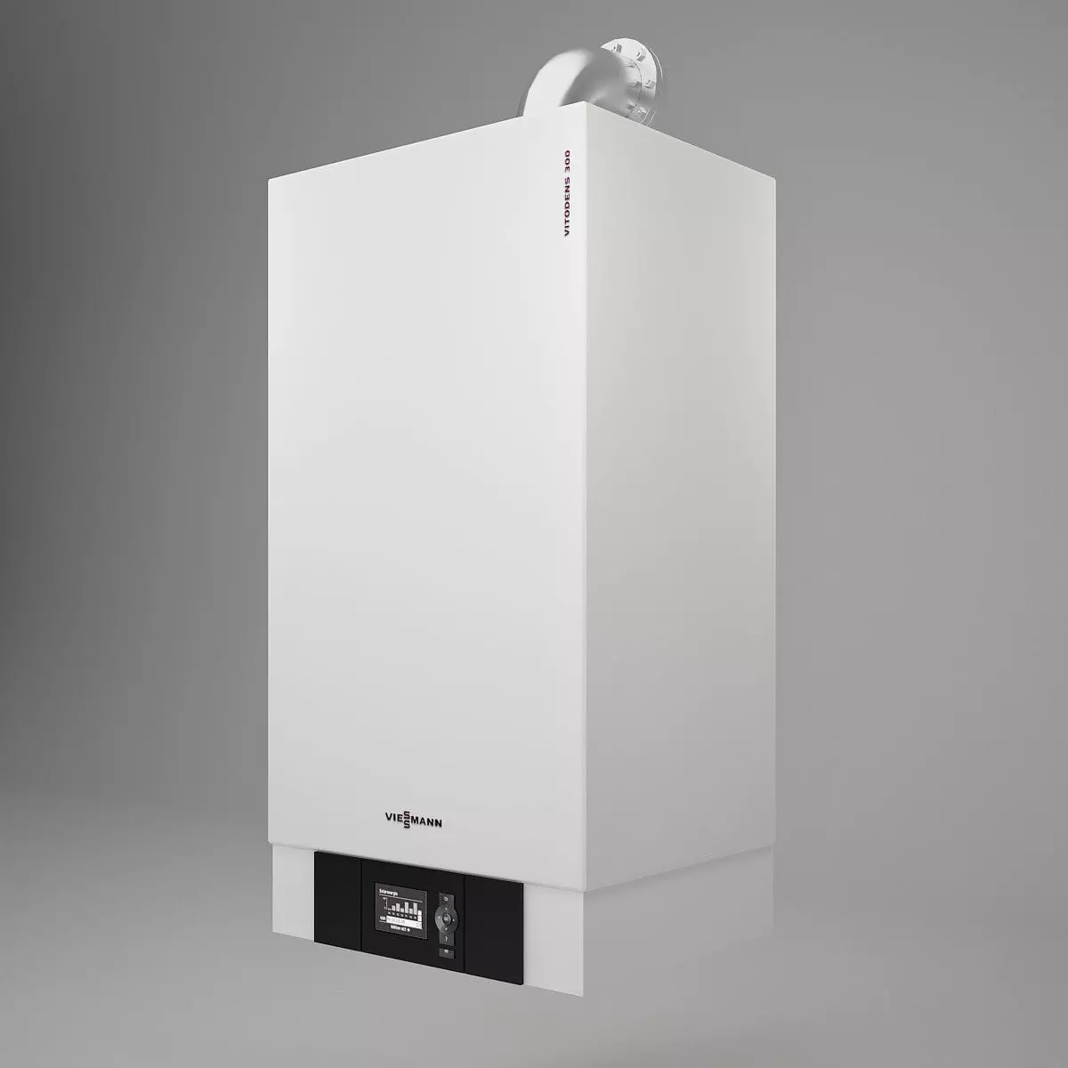 Viessmann Vitodens 300-w Low-poly 3D model_0