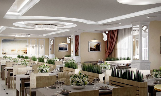 Banqueting hall 3D model