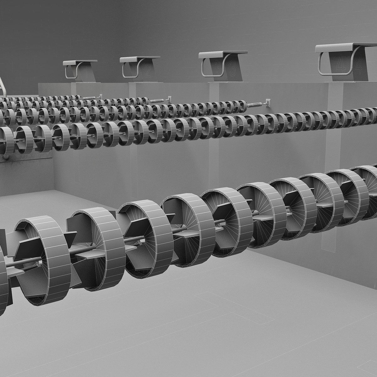 Swimming Pool 3D model_8