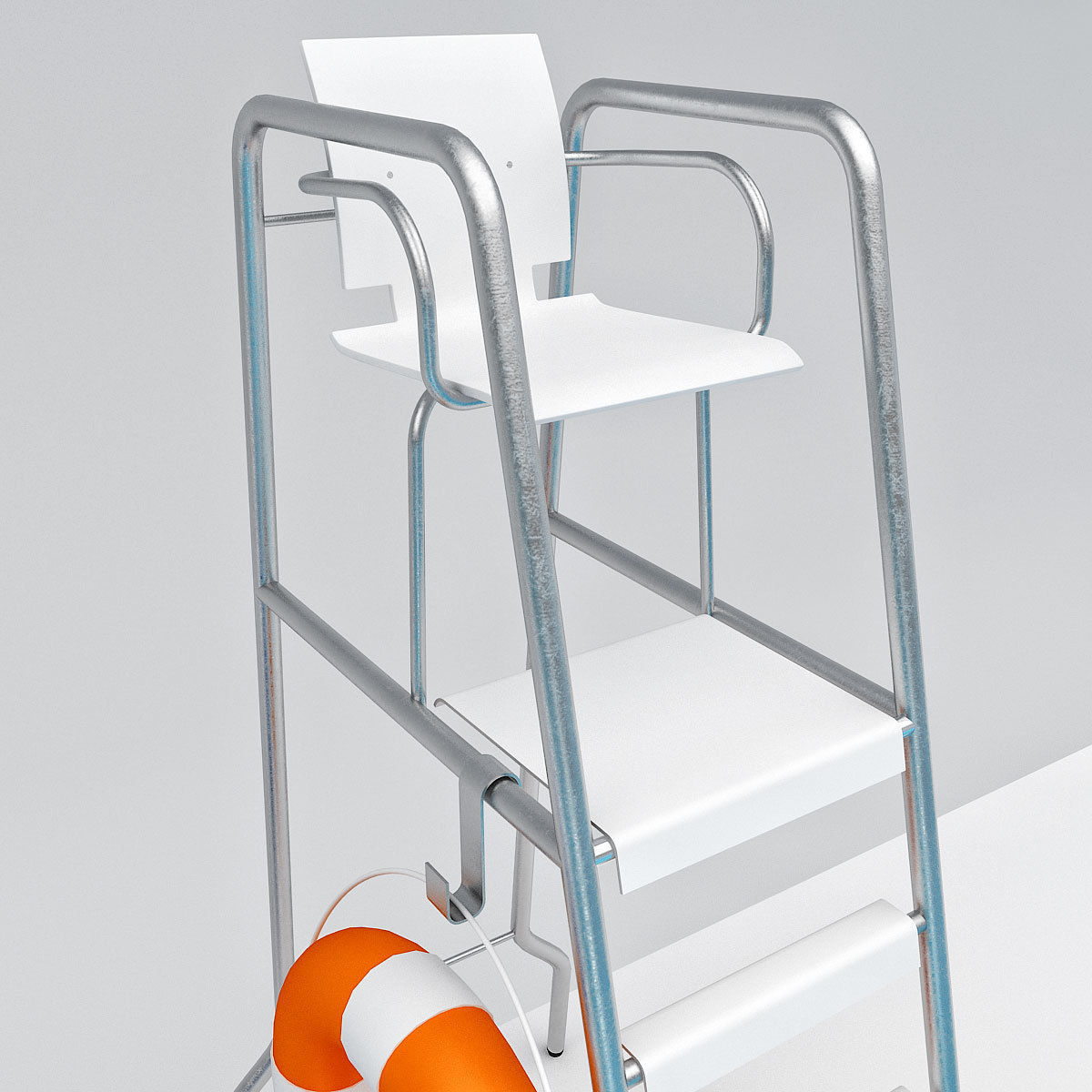 Swimming Pool 3D model_6