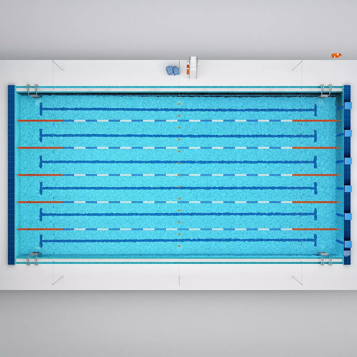 Swimming Pool 3D model_0
