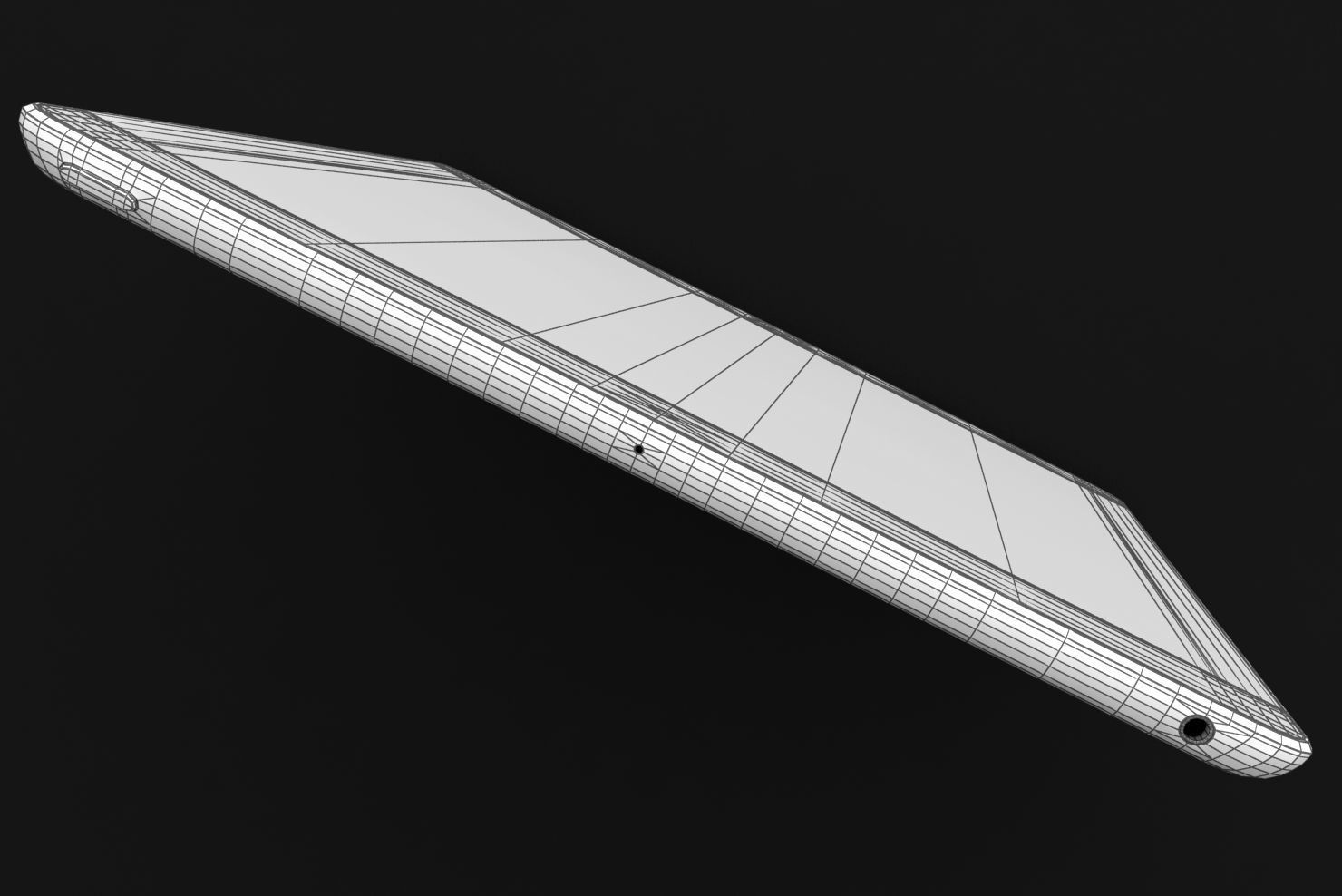 Apple iPad 9-7 2017 All Color Low-poly 3D model_58