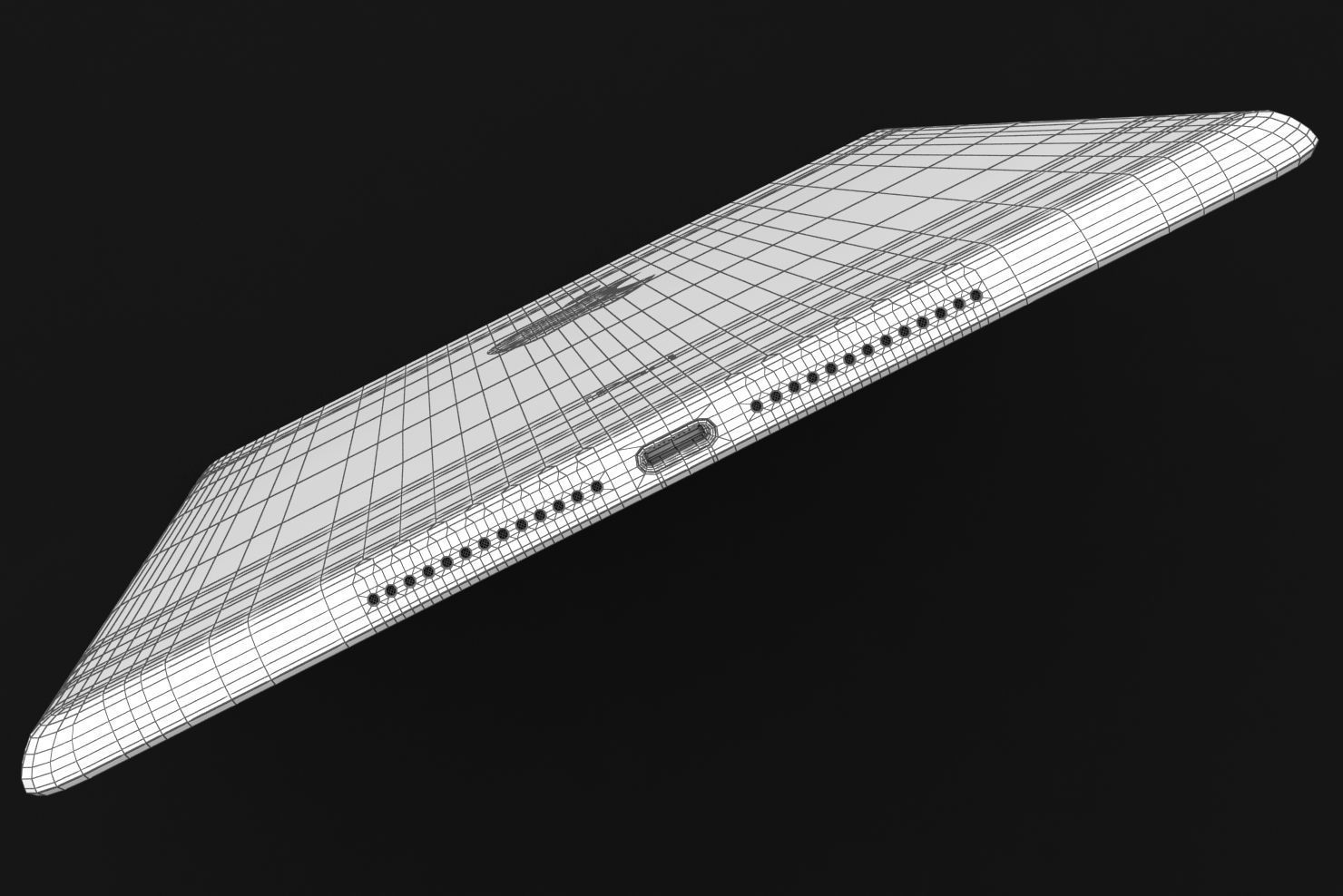 Apple iPad 9-7 2017 All Color Low-poly 3D model_63