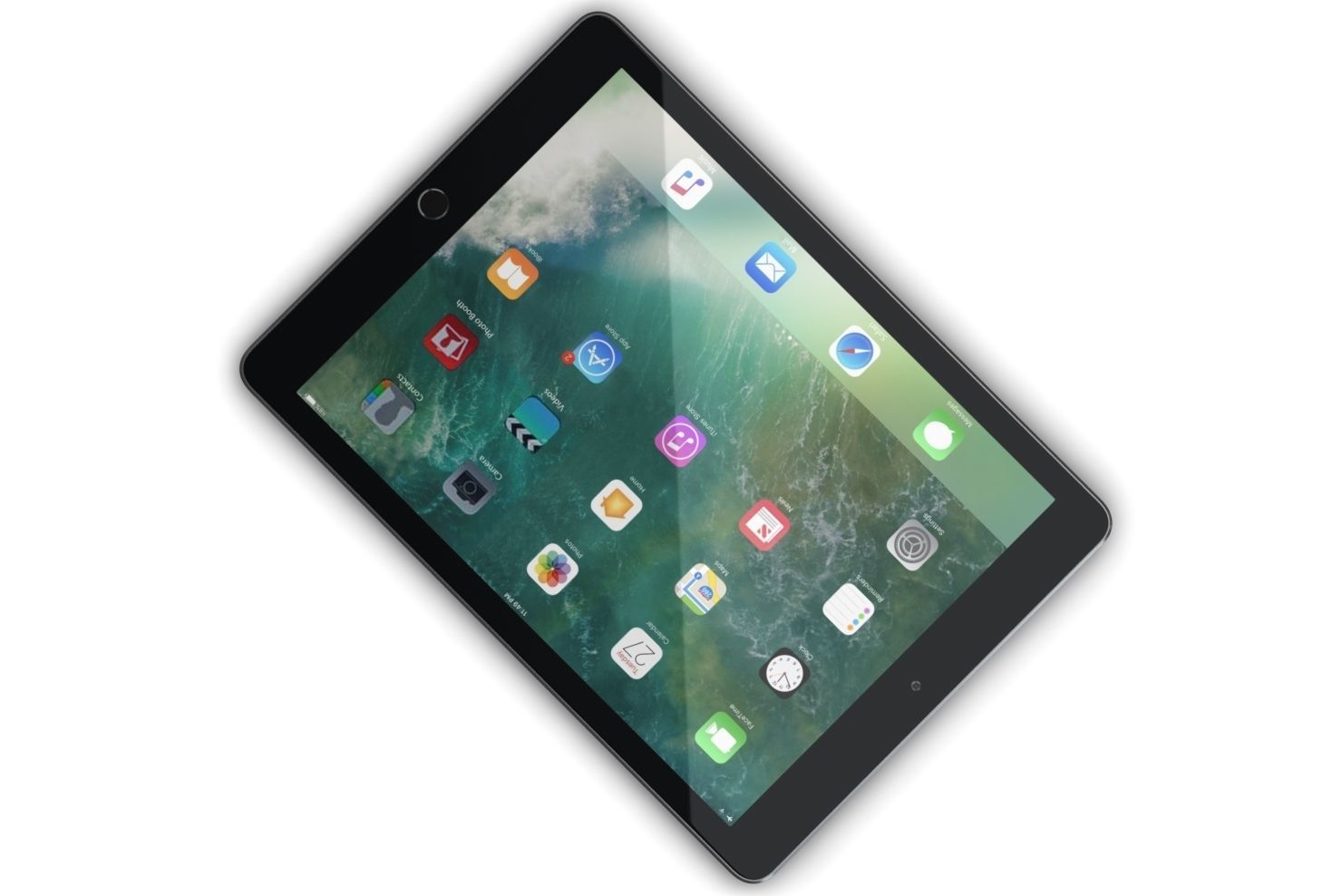 Apple iPad 9-7 2017 All Color Low-poly 3D model_5