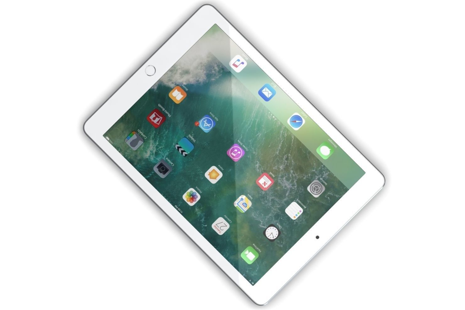 Apple iPad 9-7 2017 All Color Low-poly 3D model_23