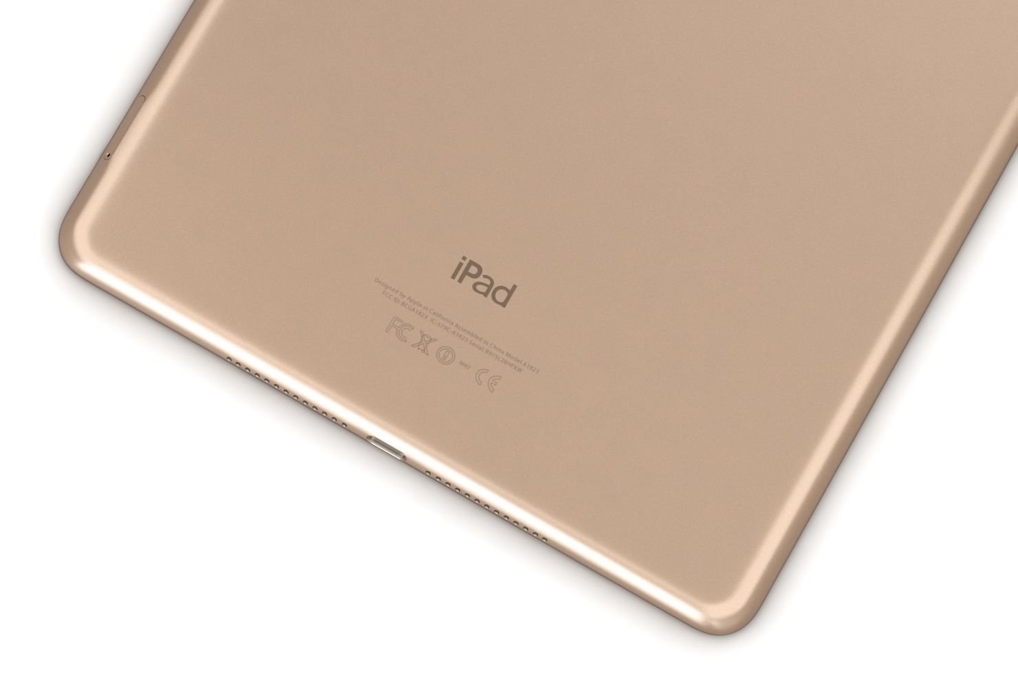 Apple iPad 9-7 2017 All Color Low-poly 3D model_38