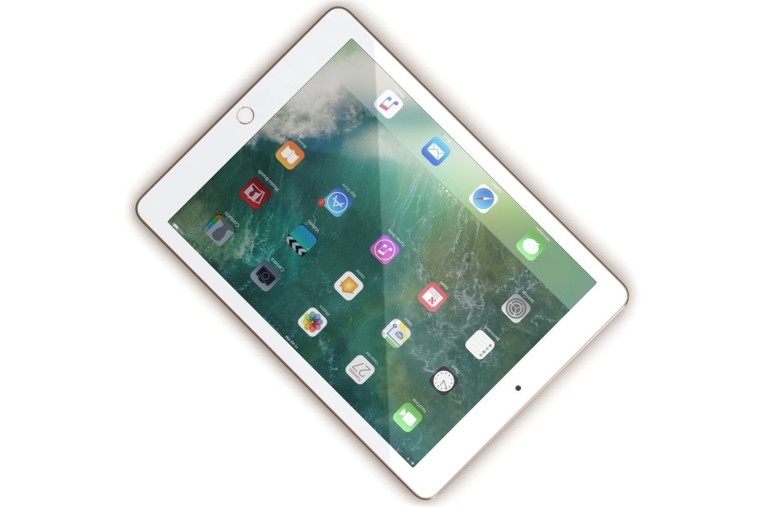 Apple iPad 9-7 2017 All Color Low-poly 3D model_35