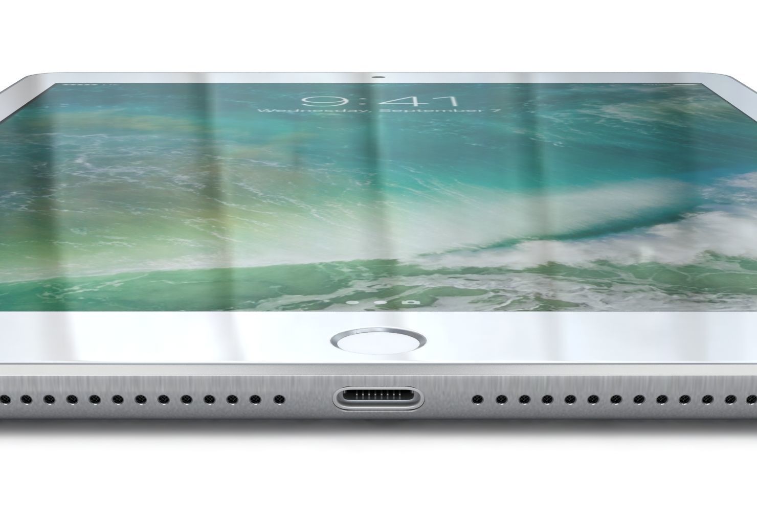 Apple iPad 9-7 2017 All Color Low-poly 3D model_26