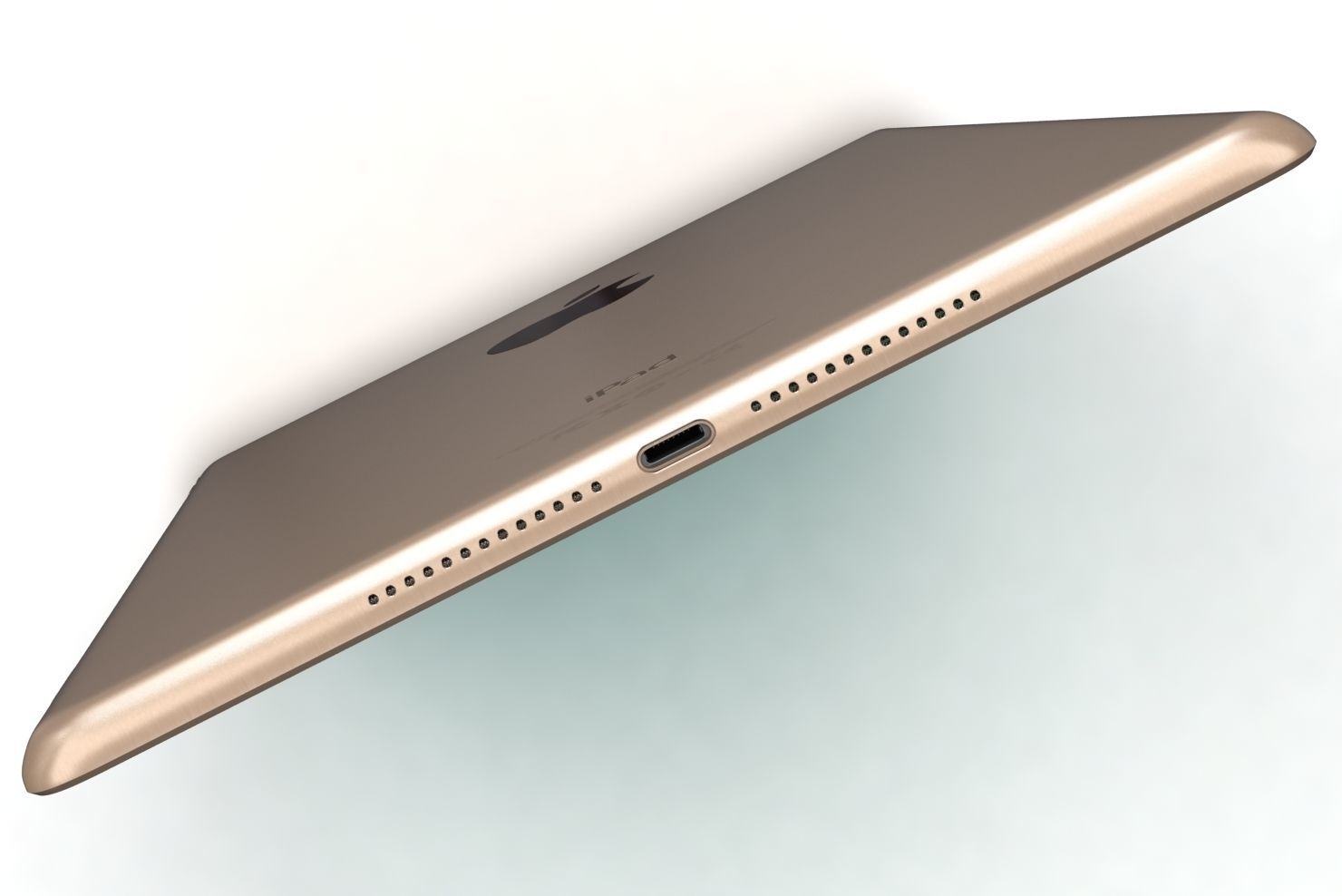 Apple iPad 9-7 2017 All Color Low-poly 3D model_43